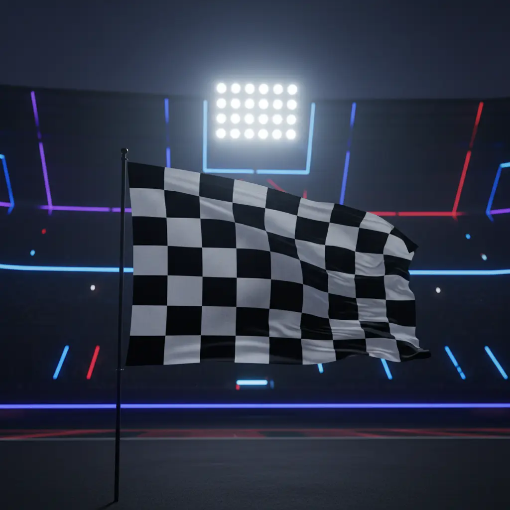 Checkered flag